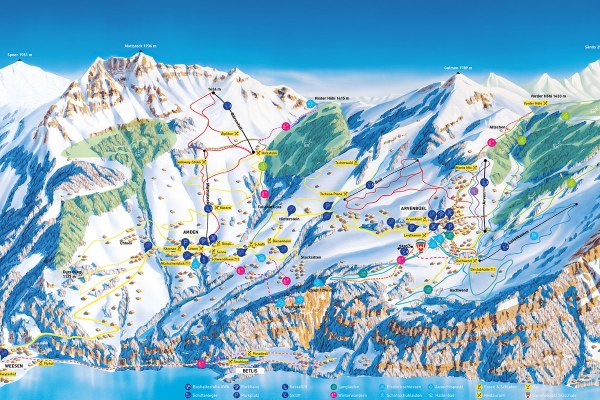 Panoramakarte Winter